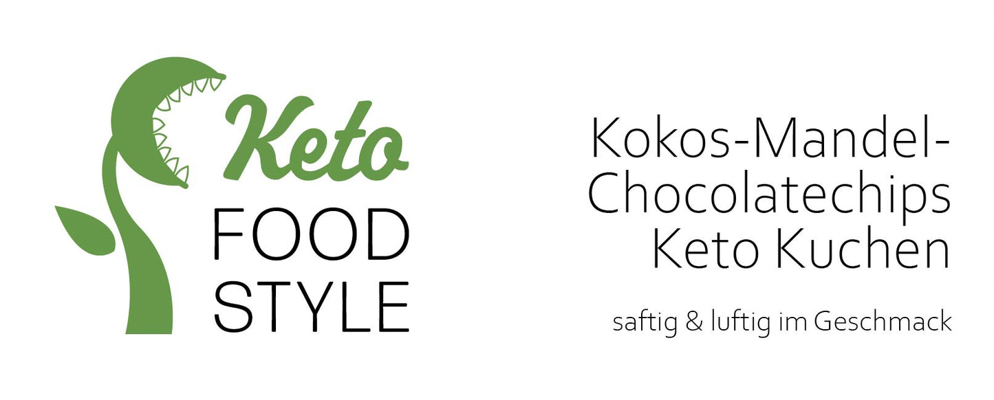 🥥 Keto Kokos-Mandel-Chocolatechips Kuchen im Glas