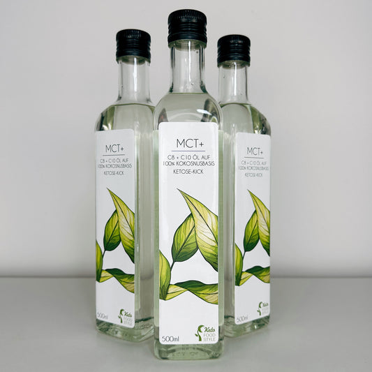 MCT+ Öl auf 100% Kokosnussbasis 500ml